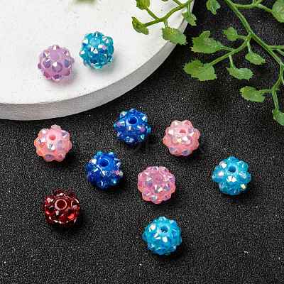 Chunky Resin Rhinestone Beads Beadpark