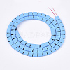 Spray Painted Non-magnetic Synthetic Hematite Beads G-T116-07-03-2