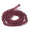 Transparent Glass Beads Strands EGLA-A034-T6mm-MD13-3