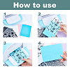 Plastic Embossing Folders DIY-GL0001-14-4