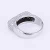 Brass Micro Pave Cubic Zirconia Finger Rings RJEW-E145-52-4