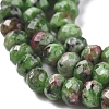 Dyed Natural Malaysia Jade Rondelle Beads Strands G-E316-2x4mm-43-4