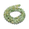 Natural Prehnite Beads Strands G-G457-6mm-03-3