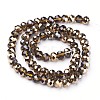 Electroplate Glass Bead Strands X-GR8MMY-03C-3