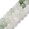 Natural Tianshan Cui Quartzite Beads Strands G-B046-01A-1