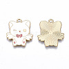 Eco-Friendly Alloy Enamel Pendants ENAM-Q437-004-NR-2