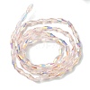 Transparent Electroplate Glass Beads X1-GLAA-K064-05A-AB02-2