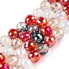 Electroplate Glass Bead Strands X-GLAA-Z006-01J-1