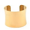 304 Stainless Steel Open Cuff Bangles BJEW-U015-01G-5