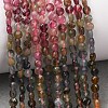 Gradient Color Natural Multicolor Tourmaline Beads Strands G-D110-F02-02-2