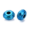 UV Plating Acrylic European Beads OACR-E033-22-03-2