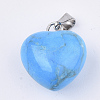 Natural & Synthetic Mixed Gemstone Pendants G-S349-03-3