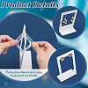 Acrylic Earring Display Stands EDIS-WH0012-46B-4