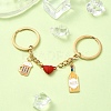Alloy Enamel Keychain KEYC-YW00130-03-1