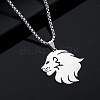 Hip-hop Style Animal Theme 304 Stainless Steel Pendant Necklaces FS-WG80E3F-03-1