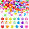 204Pcs 3 Styles Opaque Acrylic Beads OACR-TA0004-36-2