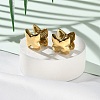 Ion Plating(IP) 304 Stainless Steel Hoop Earrings EJEW-C124-01B-G-2