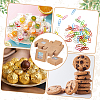 Square Foldable Creative Kraft Paper Box LS-CON-WH0089-20A-5