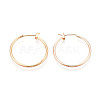 304 Stainless Steel Hoop Earrings EJEW-T048-25C-G-1