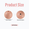 50Pcs Food Grade Eco-Friendly Silicone Beads SIL-TADJ0001-03D-4