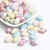 Mixed Colorful Acrylic Beads X-MACR-R802-M-1
