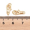 Brass Lobster Claw Clasps KK-H287-08A-G-3
