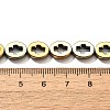 Electroplated Synthetic Non-magnetic Hematite Beads Strands G-L613-Z01-02K-4
