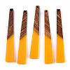 Opaque Resin & Walnut Wood Big Pendants RESI-TAC0017-46-C02-3