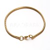304 Stainless Steel Snake Chains Bracelets BJEW-O091-06-2
