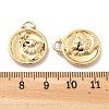 PVD Vacuum Plating 304 Stainless Steel Rhinestone Pendants STAS-R130-01G-011-3