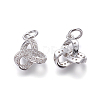 Brass Micro Pave Cubic Zirconia Pendants LS-ZIRC-J021-21P-RS-2