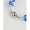 Fashion Glass Bracelets BJEW-PJB128-M-3