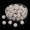 Polymer Clay Rhinestone Beads RB-A053-6mm-01-1