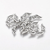 Tibetan Style Alloy Beads TIBEB-1000-AS-FF-1