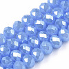 Electroplate Glass Beads Strands EGLA-A034-J2mm-A02-1