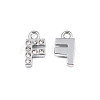 304 Stainless Steel Charms STAS-N095-137F-2
