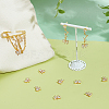 12Pcs Brass Glass Charms KK-PH0013-43C-4