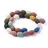 Natural Lava Rock Beads Strands G-F671-03B-09-2