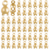 100Pcs Brass Bead Tips KK-BBC0025-47-1