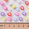 Transparent Heart Acrylic Beads TACR-S117-M-5