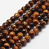 Natural Tiger Eye Beads Strands G-D840-39-4mm-1