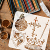 PET Hollow Out Drawing Painting Stencils DIY-WH0391-0508-3