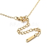 Ion Plating(IP) 304 Stainless Steel Cable Chain Necklace for Men Women NJEW-M200-01G-3