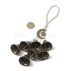 Iron Bell Wind Chimes HJEW-JM01960-3