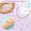10Pcs Brass Ring Charm Connectors KK-YW0004-18G-6