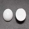 Oval Natural White Jade Cabochons X-G-K020-18x13mm-12-2