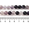 Natural Purple Fluorite Beads Strands G-P530-B08-03-5