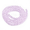Electroplate Glass Beads Strands EGLA-A034-T2mm-A22-2