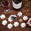 Flower Acrylic Wine Glass Charms Tag AJEW-WH0248-384C-3