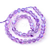 Synthetic Moonstone Beads Strands X-G-R375-6mm-A09-2